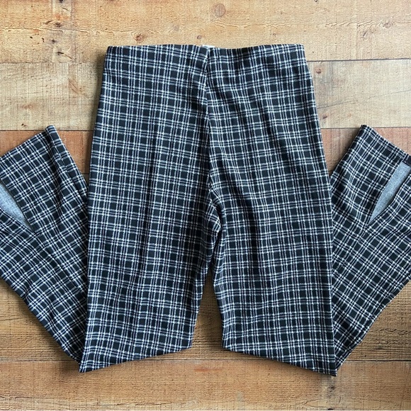 Plaid Front Split Pant L - Picture 3 of 5